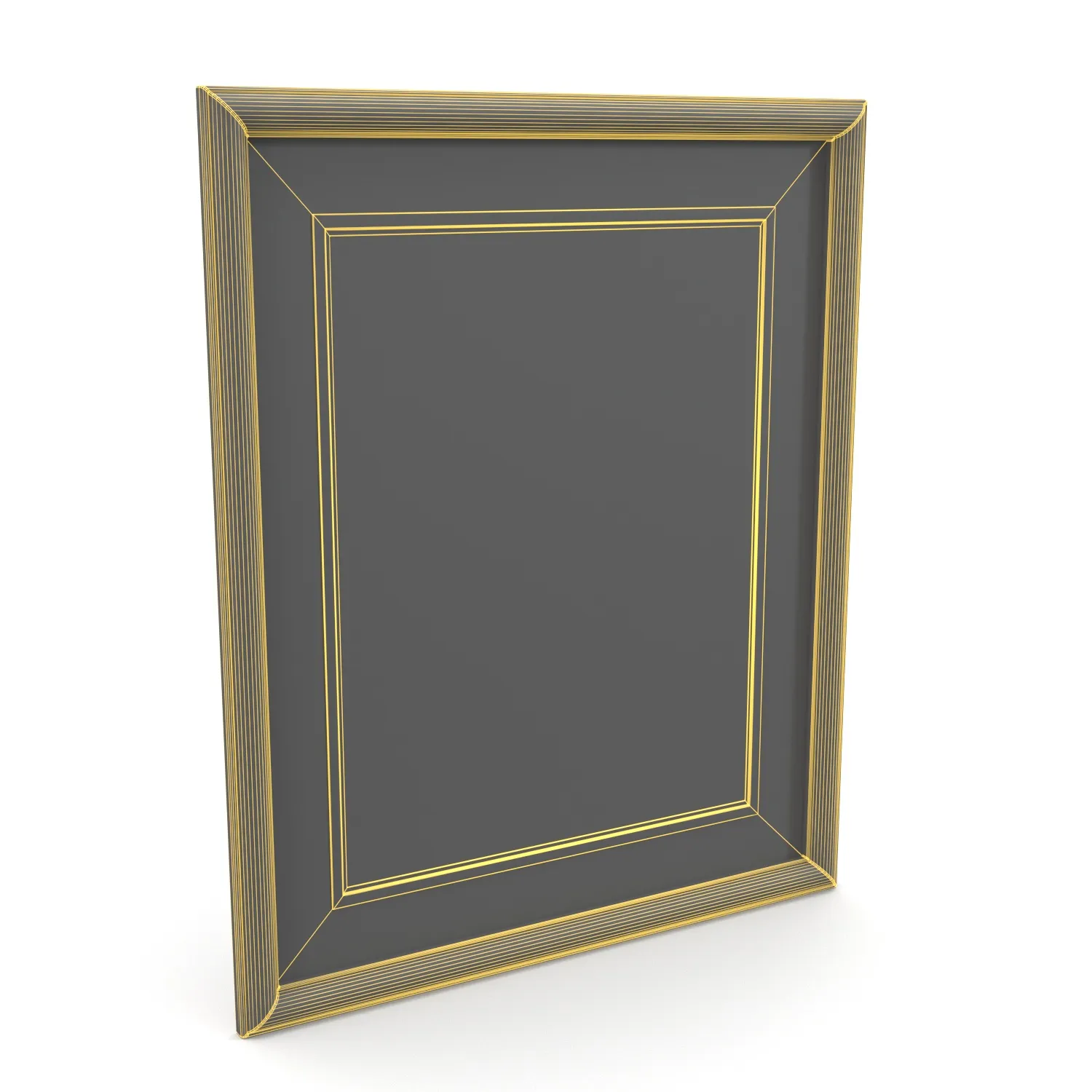 Midcentury Style Wall Art PBR 3D Model_07